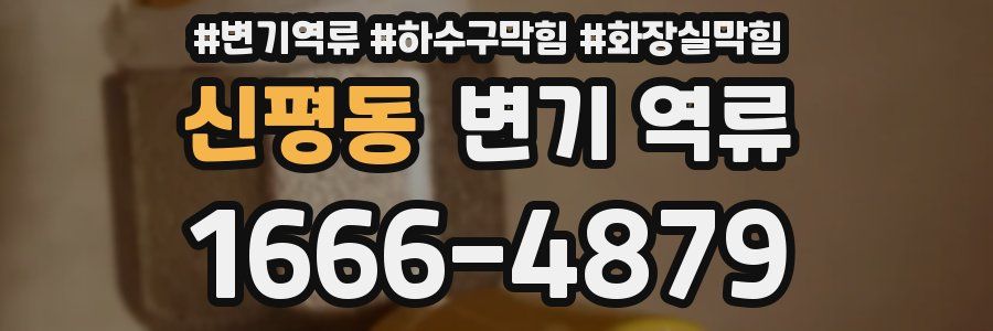 신평동 변기 역류