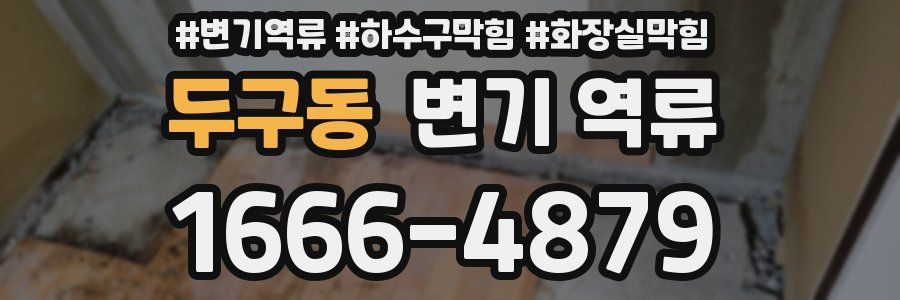 두구동 변기 역류