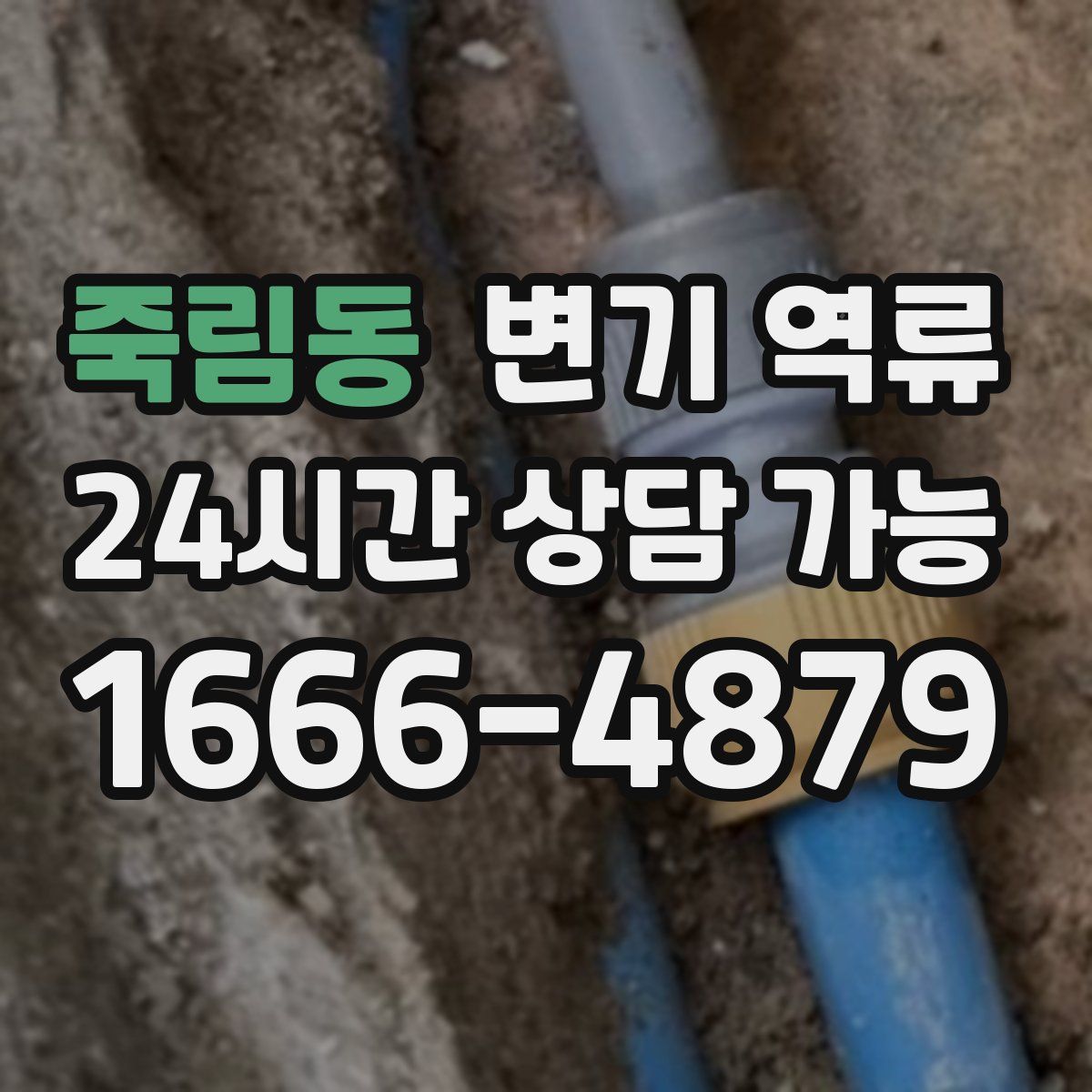 죽림동 변기 역류