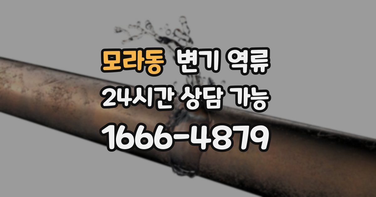 모라동 변기 역류