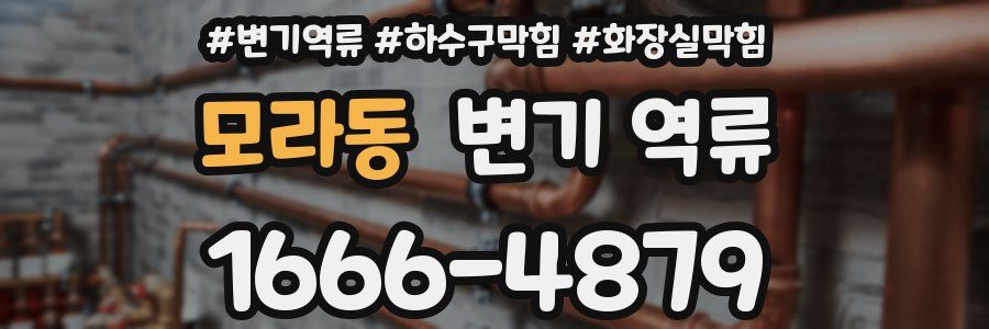 모라동 변기 역류