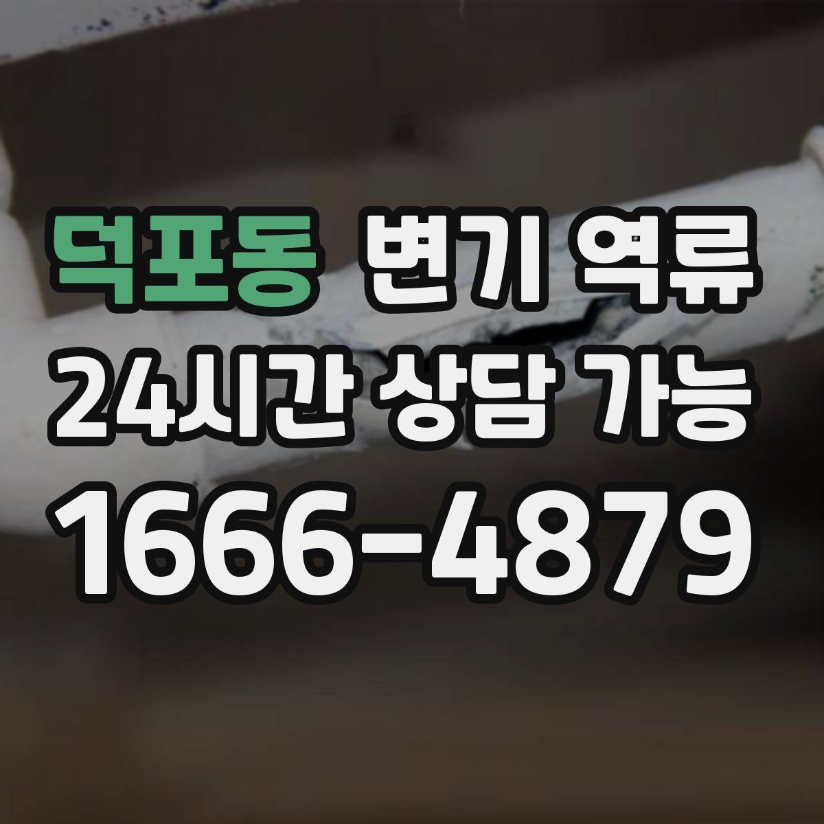 덕포동 변기 역류