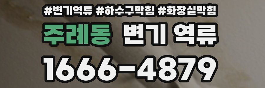주례동 변기 역류