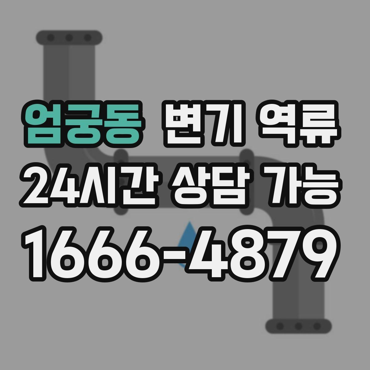 엄궁동 변기 역류 주방 싱크대 배수와 연동되는 느낌이 들 때