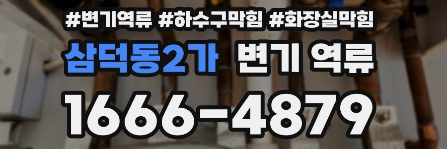 삼덕동2가 변기 역류