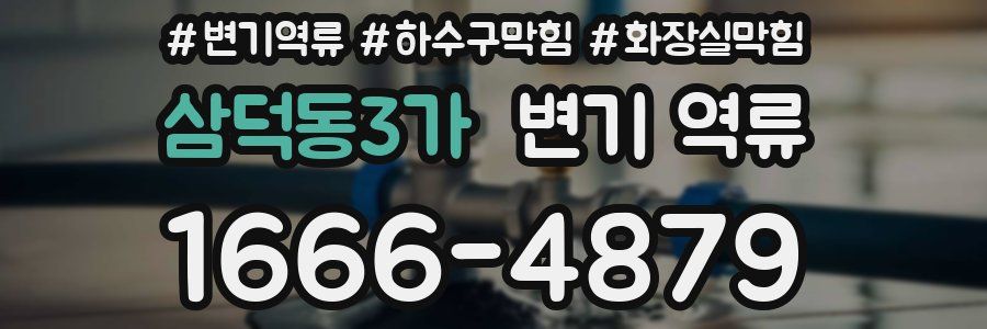 삼덕동3가 변기 역류