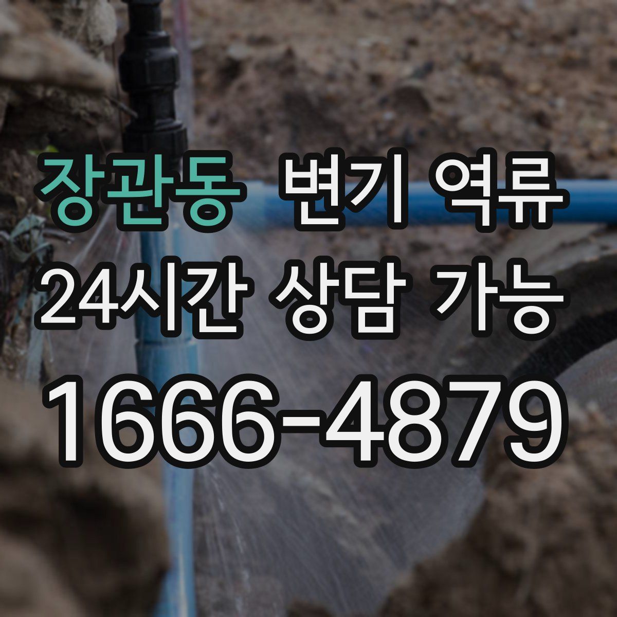 장관동 변기 역류