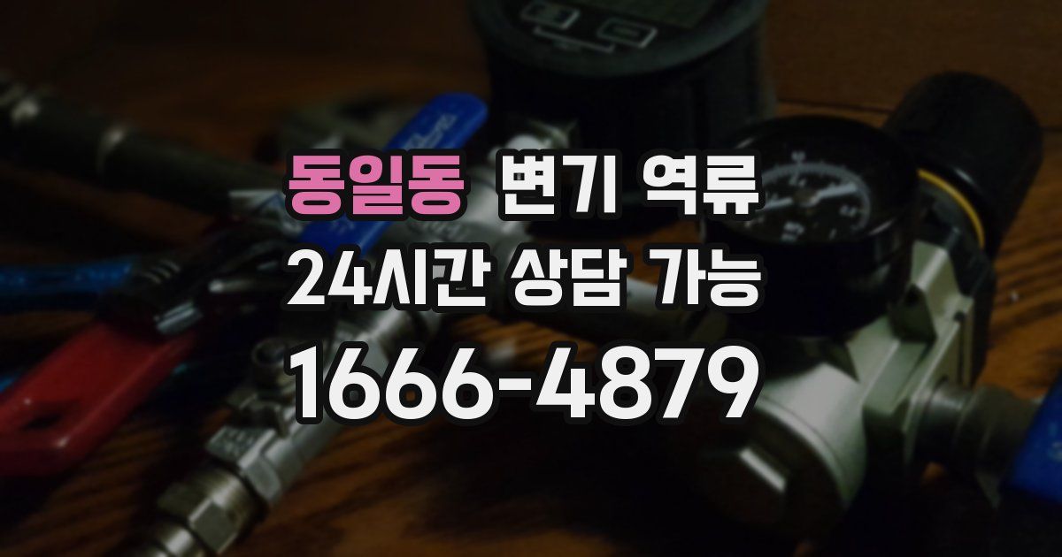 동일동 변기 역류