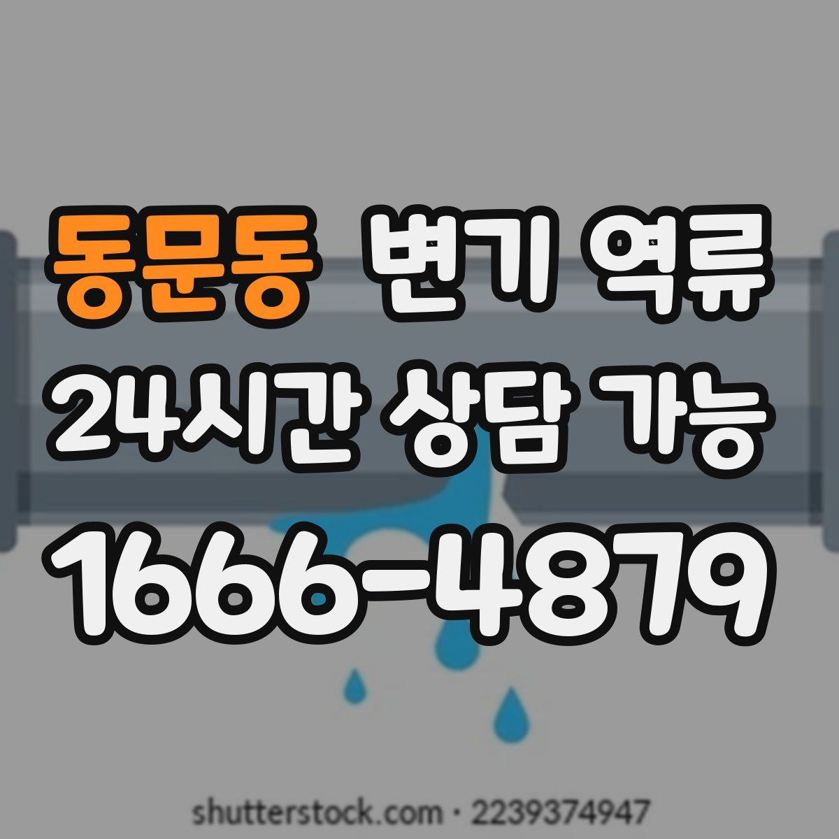 동문동 변기 역류