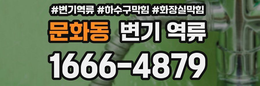 문화동 변기 역류