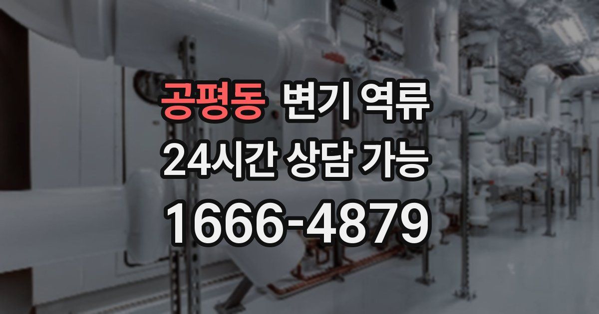 공평동 변기 역류