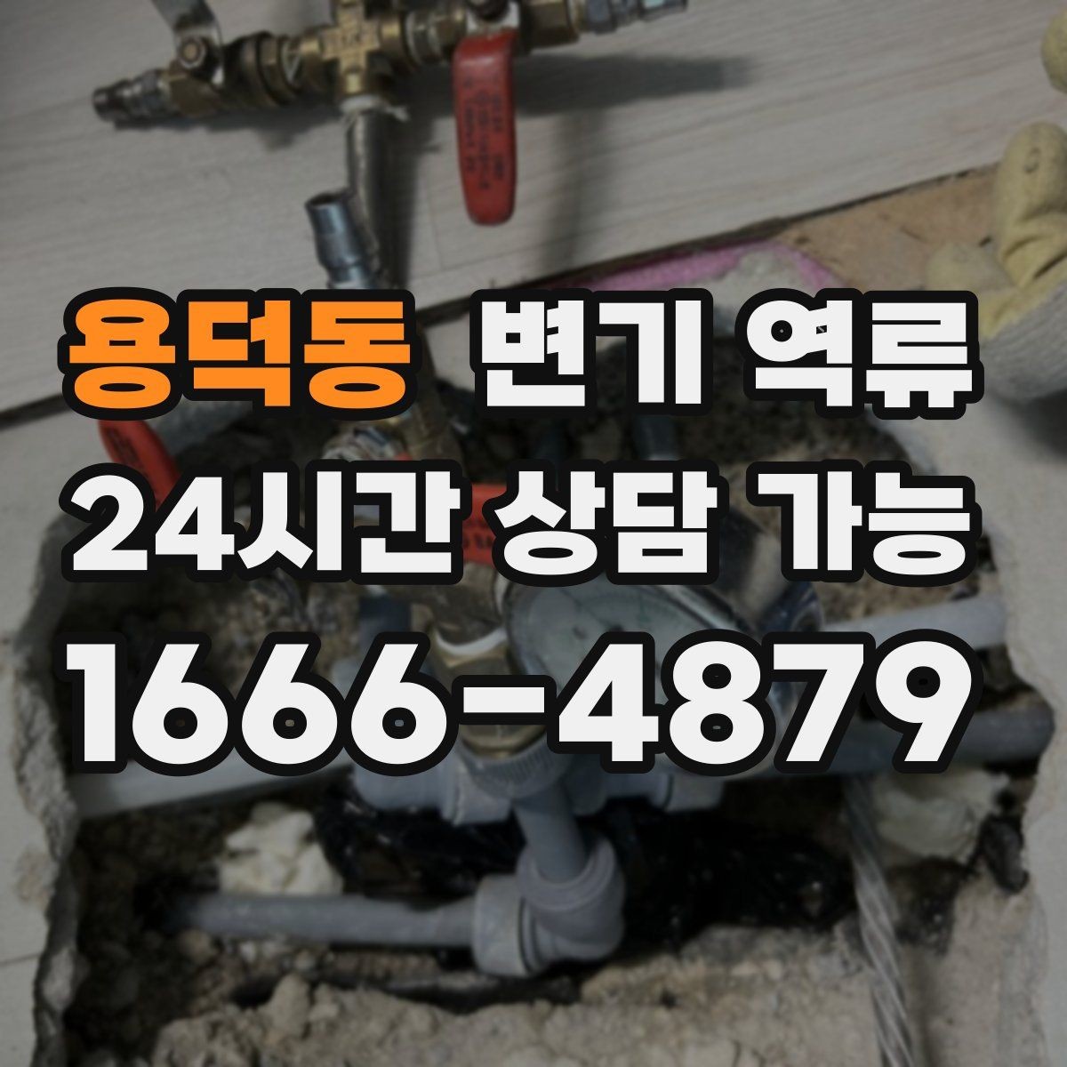 용덕동 변기 역류 세탁기 배수 후 변기 수위가 변할 때