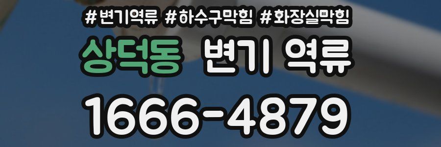 상덕동 변기 역류