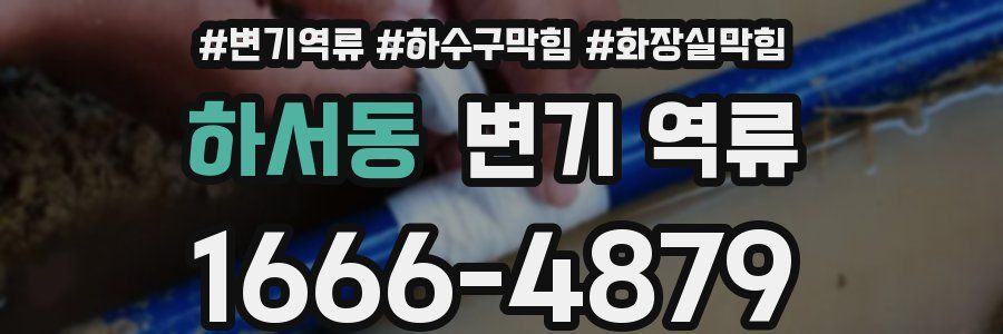 하서동 변기 역류