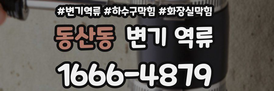 동산동 변기 역류