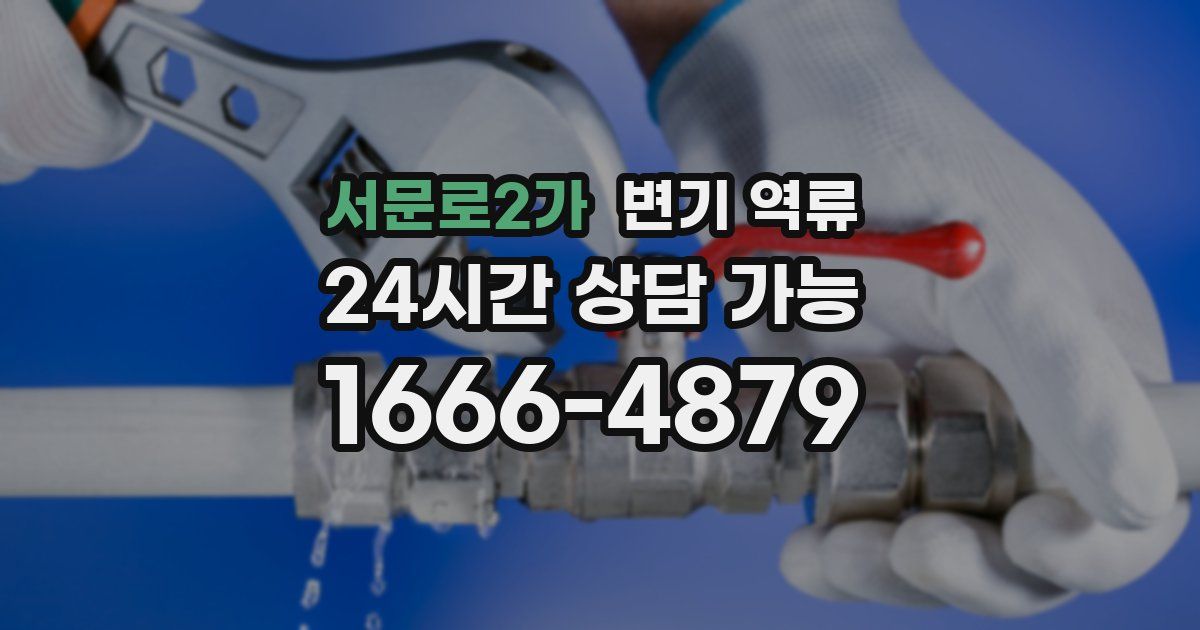 서문로2가 변기 역류