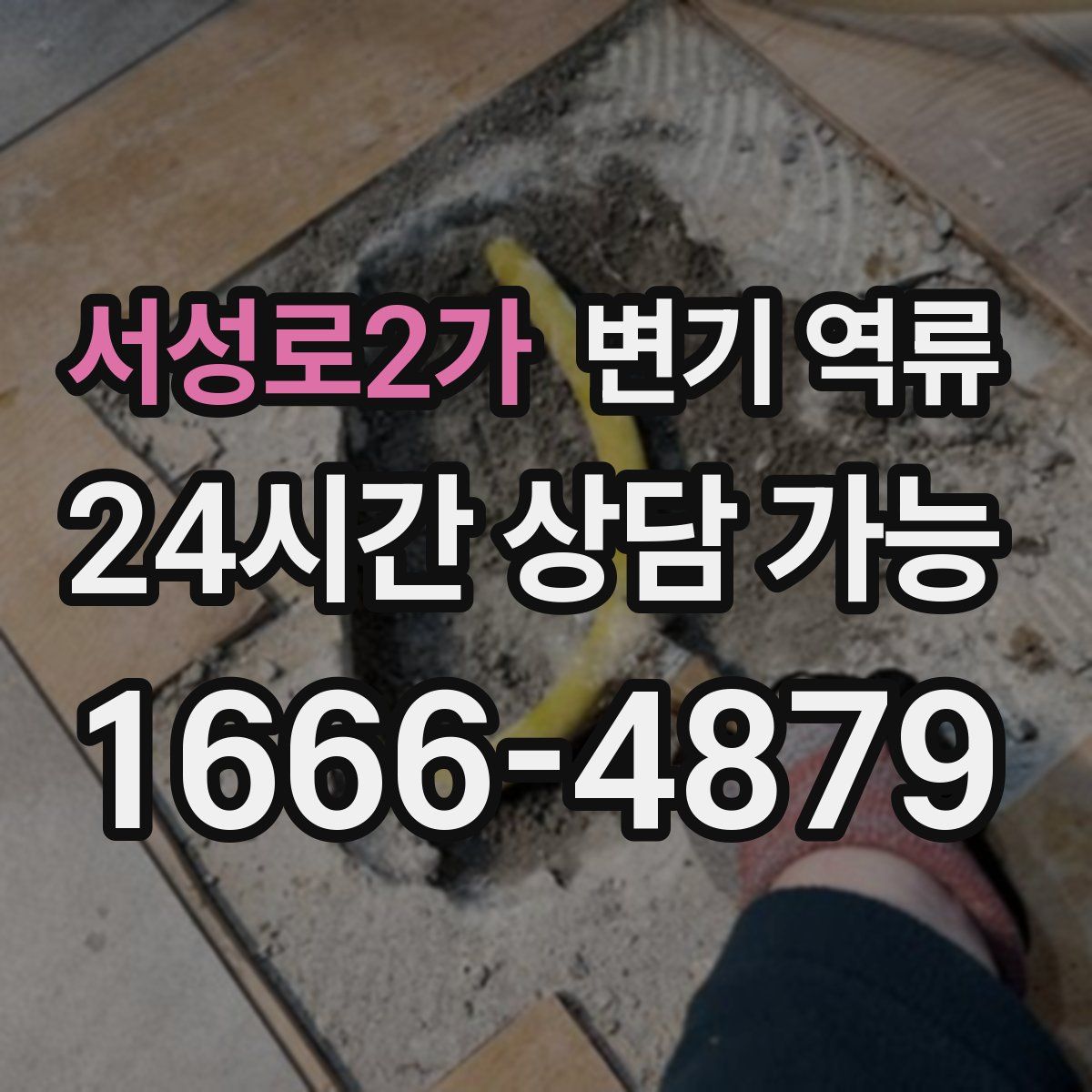 서성로2가 변기 역류