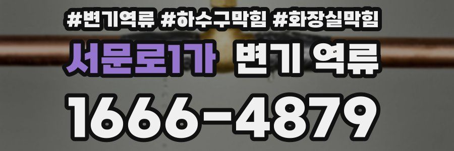 서문로1가 변기 역류