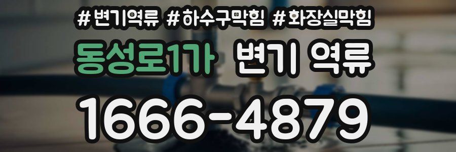 동성로1가 변기 역류
