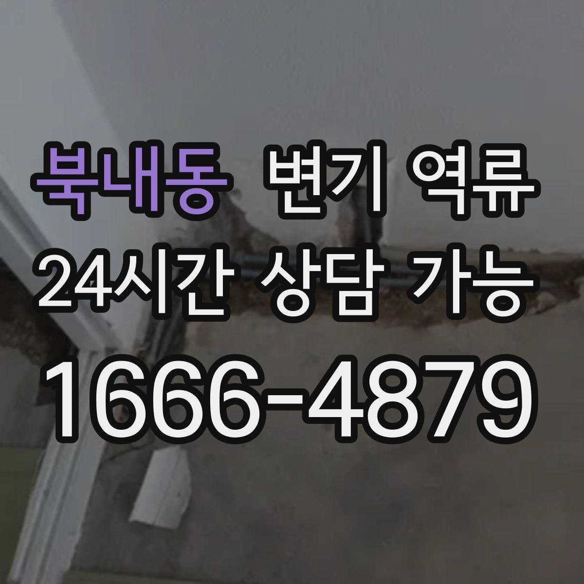 북내동 변기 역류