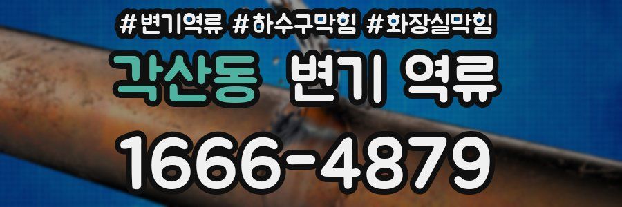 각산동 변기 역류