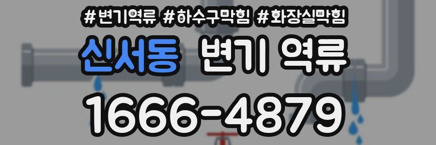 신서동 변기 역류