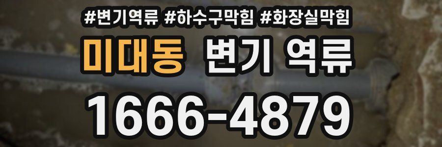 미대동 변기 역류
