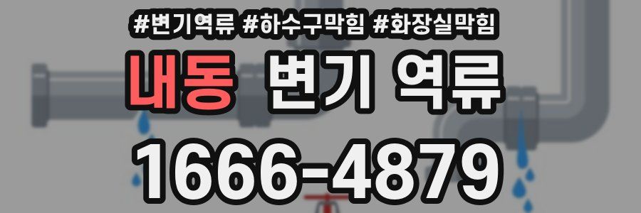 내동 변기 역류