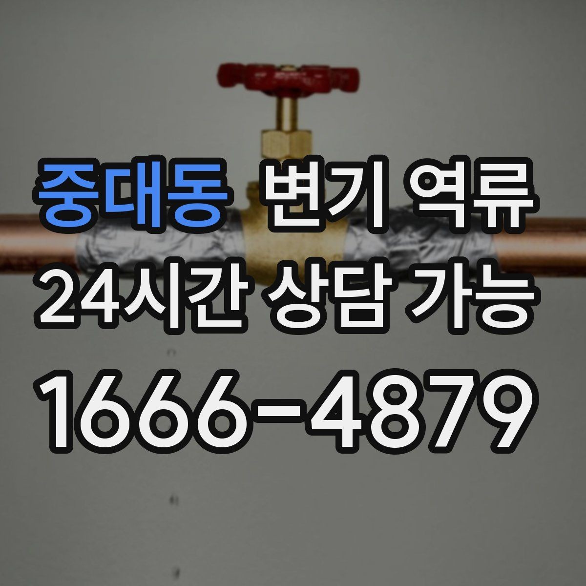중대동 변기 역류 물 내릴 때 치익 소리가 나면 통기 문제일까