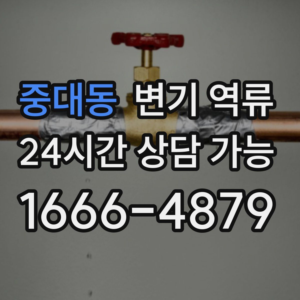 중대동 변기 역류