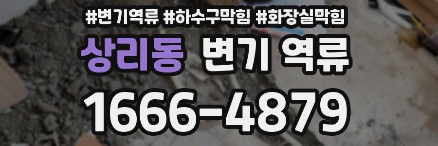 상리동 변기 역류