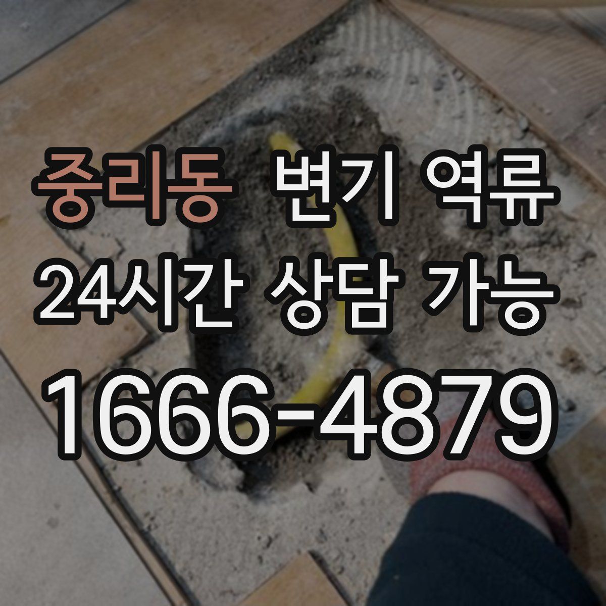 중리동 변기 역류