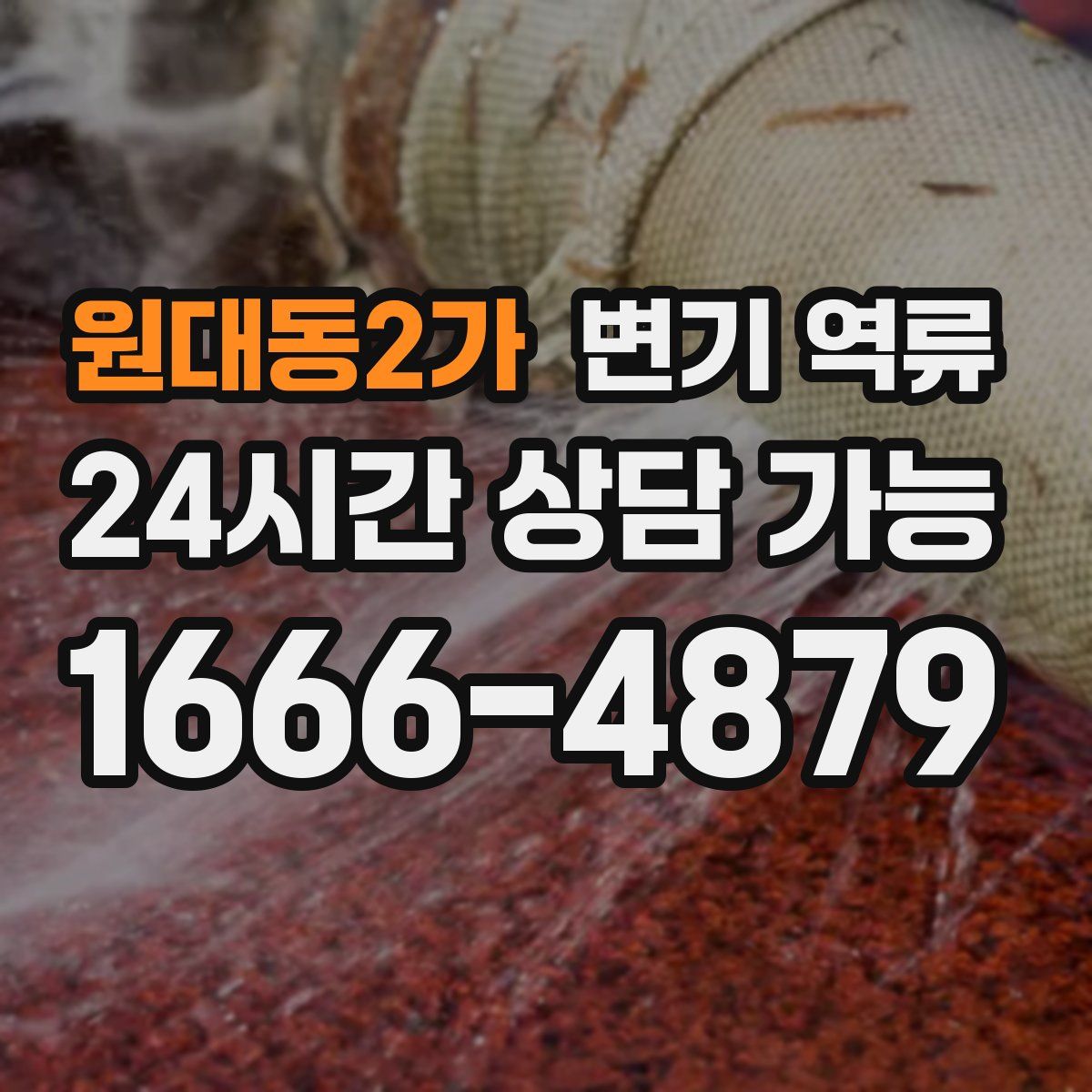 원대동2가 변기 역류