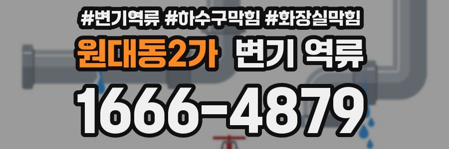 원대동2가 변기 역류