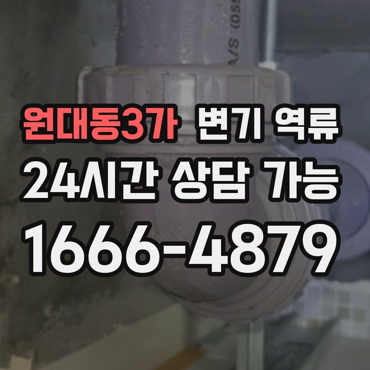 원대동3가 변기 역류 여러 사람이 쓰는 화장실에서 재발 방지 안내물티슈/위생용품 투입 금지