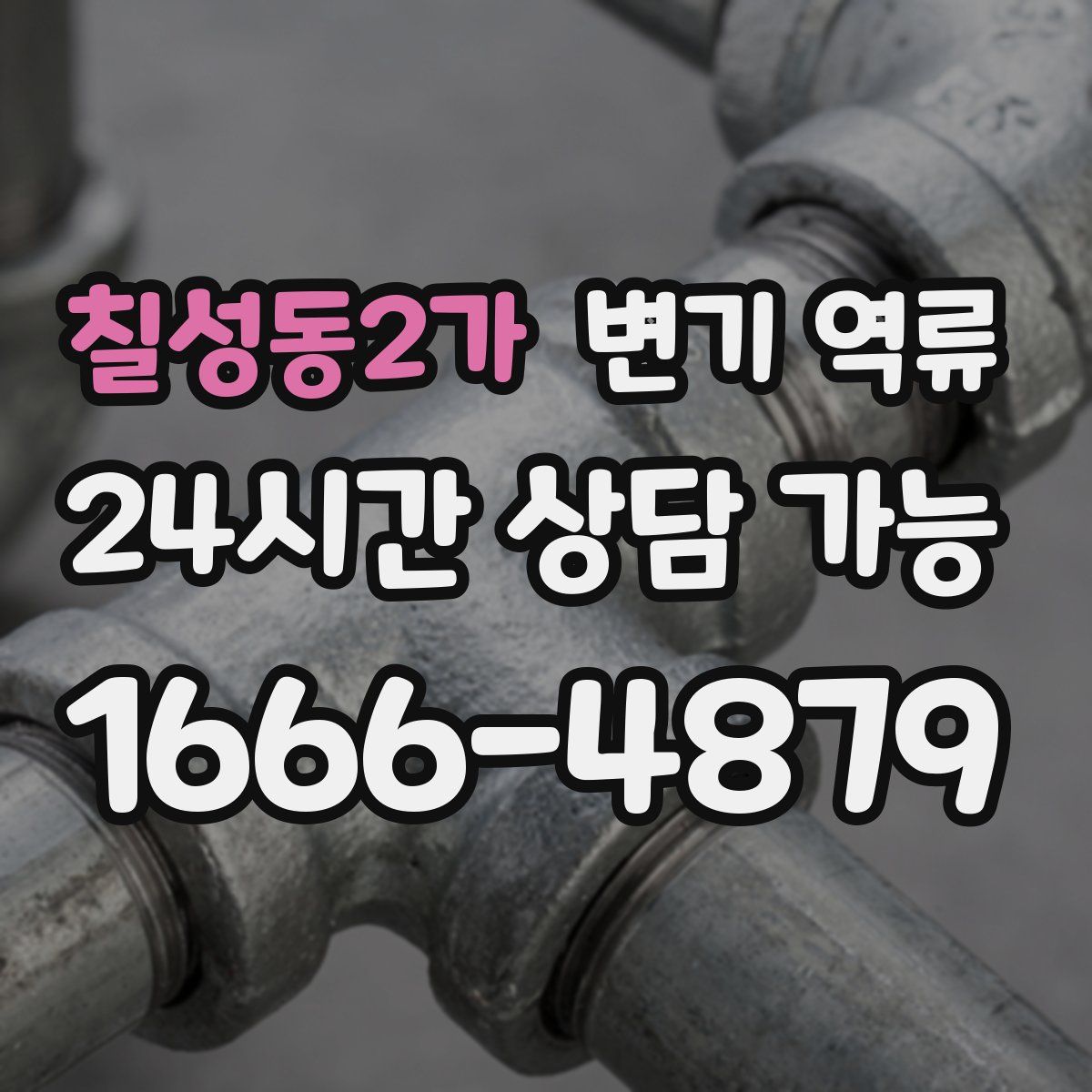 칠성동2가 변기 역류