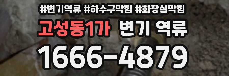 고성동1가 변기 역류