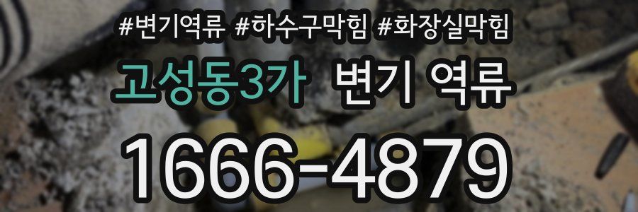 고성동3가 변기 역류