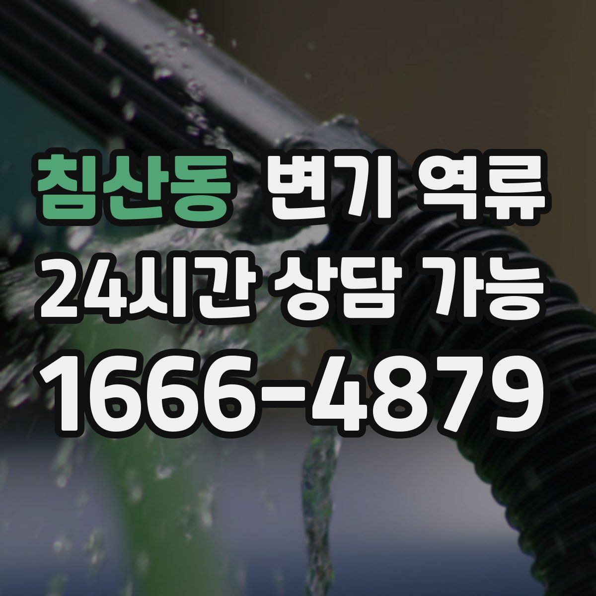 침산동 변기 역류