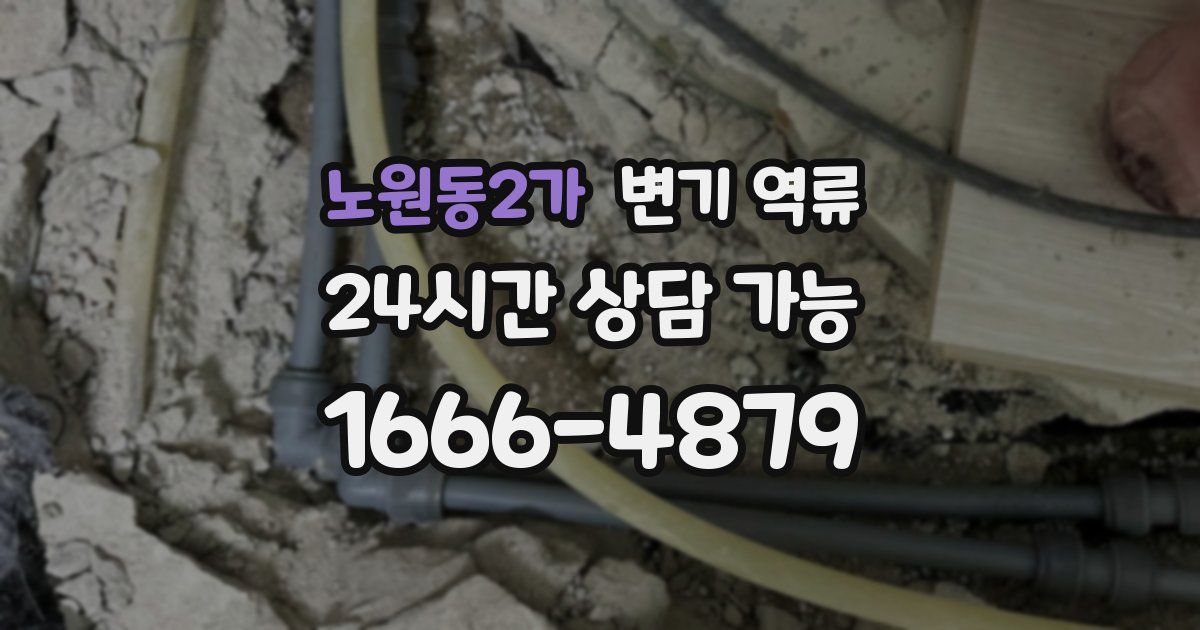 노원동2가 변기 역류