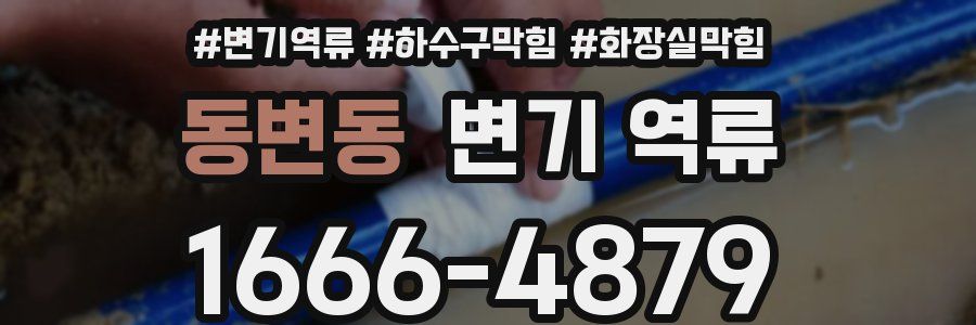 동변동 변기 역류