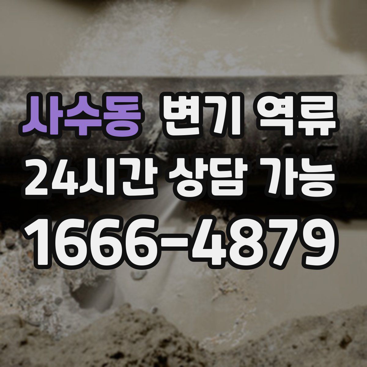 사수동 변기 역류