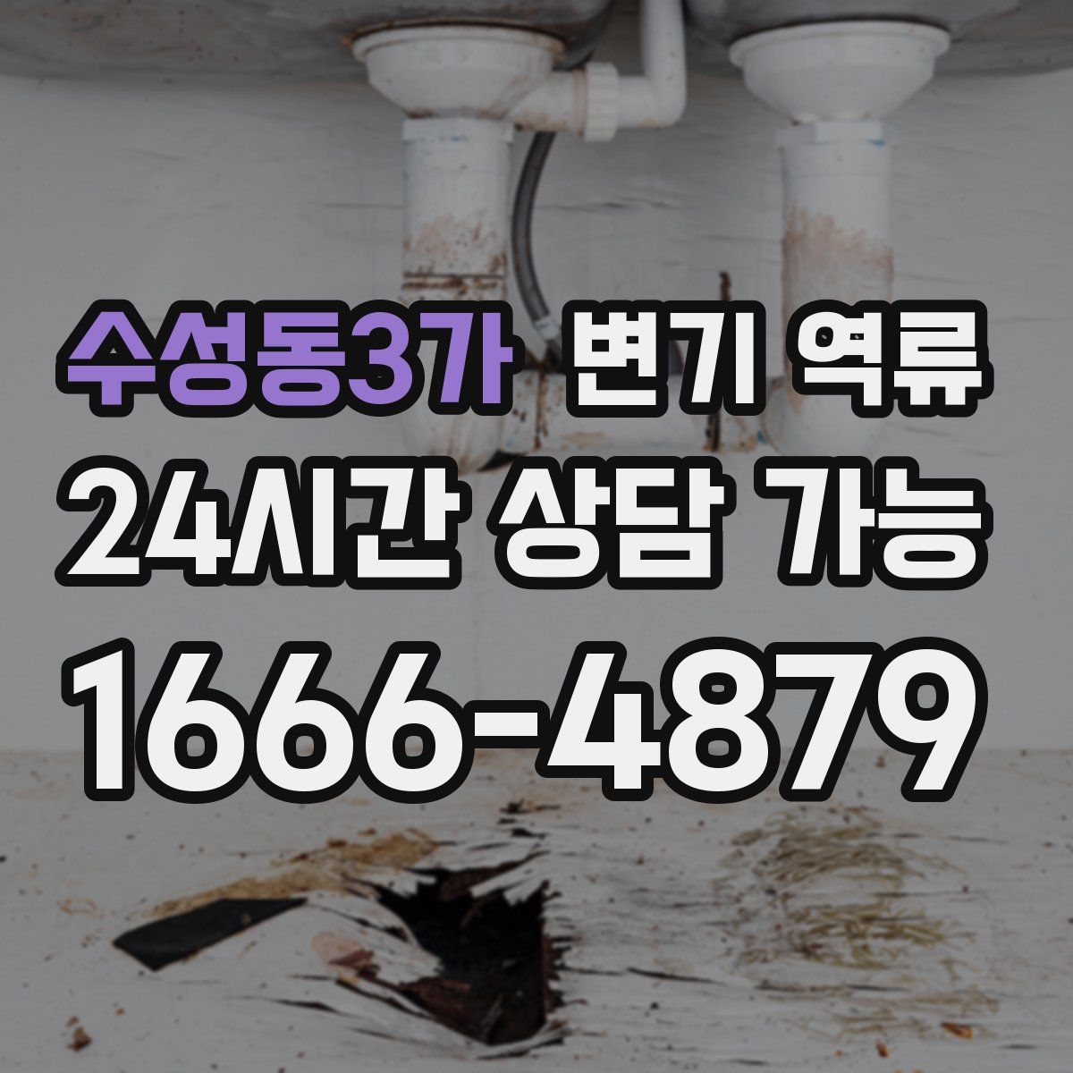 수성동3가 변기 역류