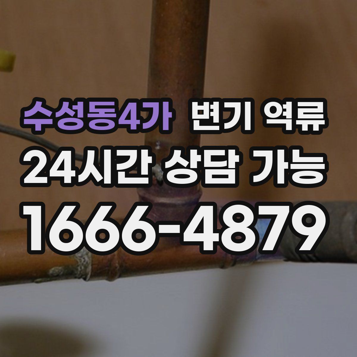 수성동4가 변기 역류