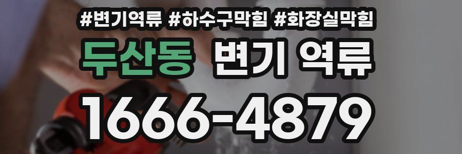 두산동 변기 역류