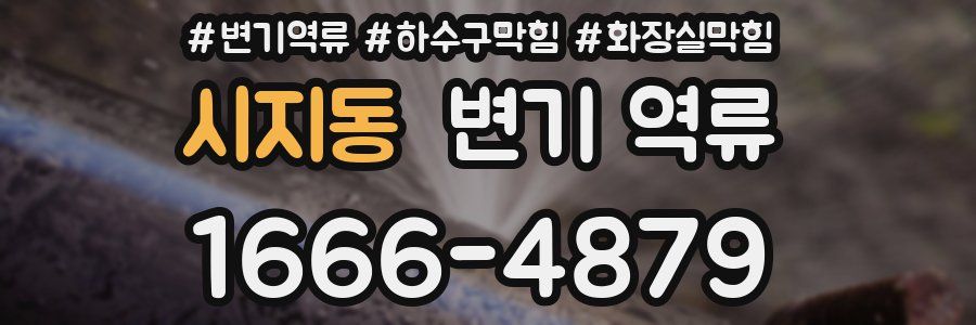 시지동 변기 역류