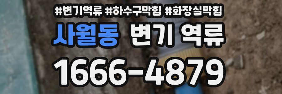 사월동 변기 역류