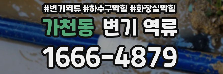 가천동 변기 역류