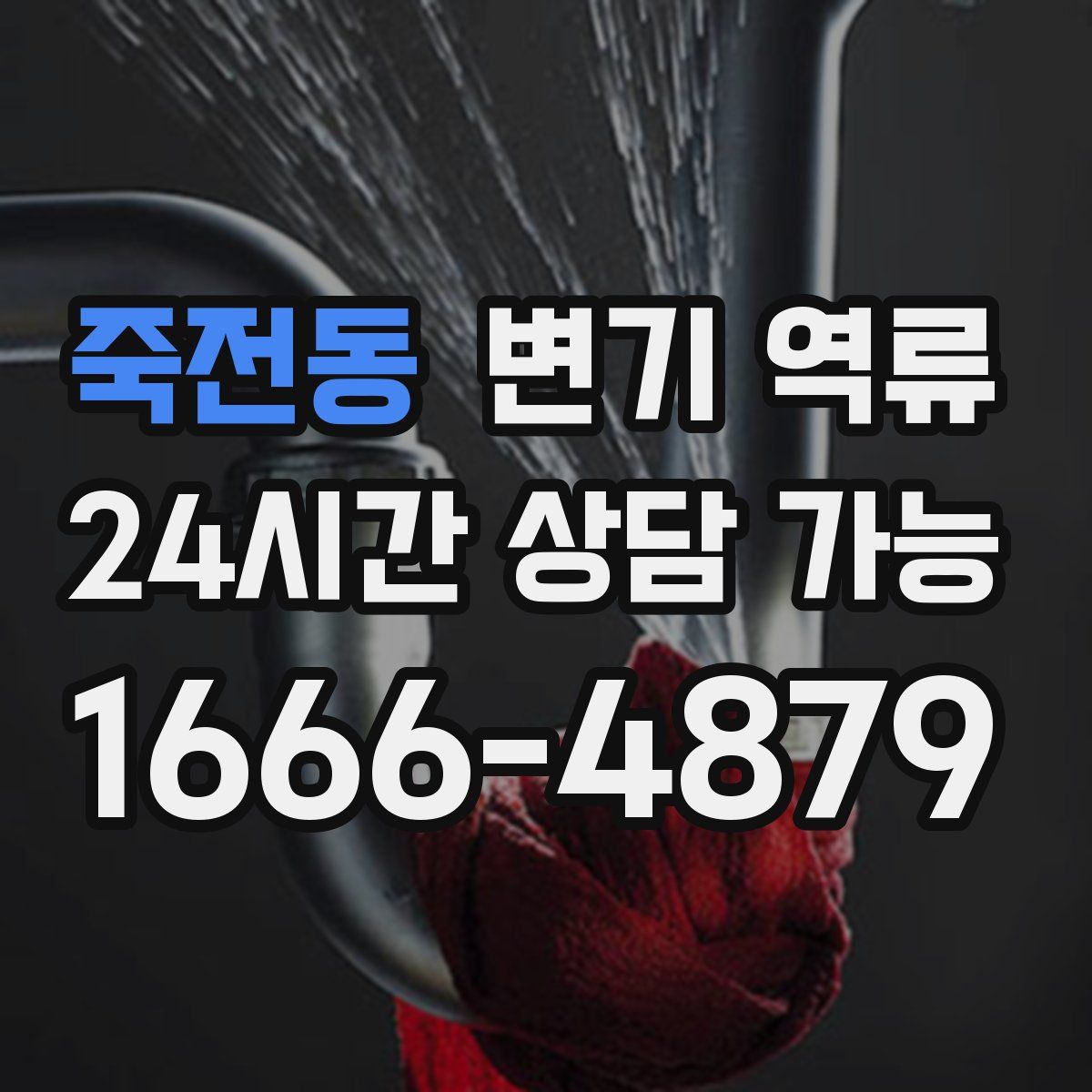 죽전동 변기 역류