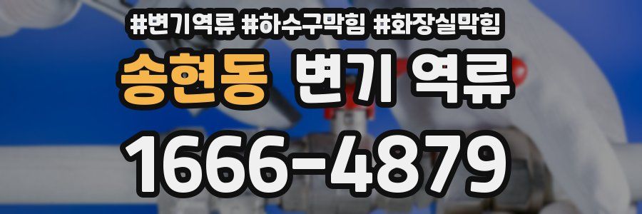 송현동 변기 역류